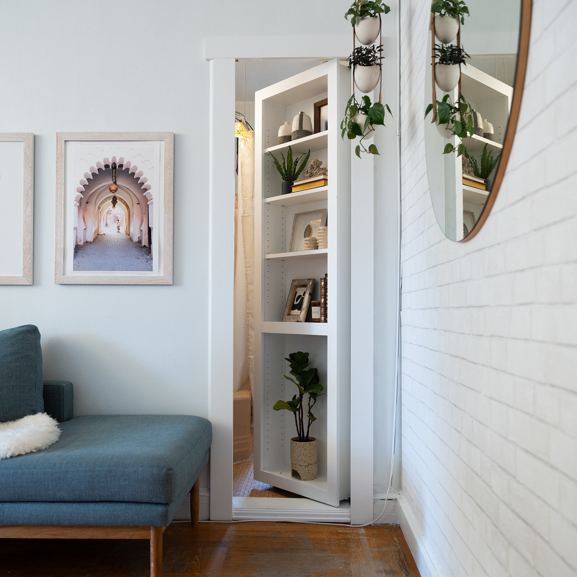 DIY Hidden Bookcase Door